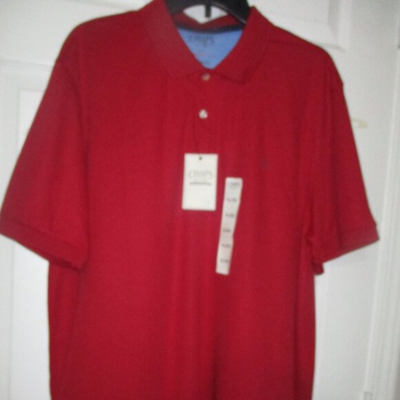Chaps The Everyday Polo Shirt Mens Size XL Red Collared Moisture Wick Adult - Picture 1 of 7